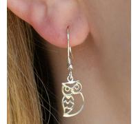 Mylee London Owl Earrings - Sterling Silver - No - Hook