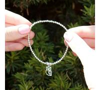 Mylee London Owl on Silver Ball Bead Bracelet - No - Child