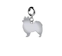 Mylee London Papillon Silhouette Silver Charm - Yes - Slider Charm