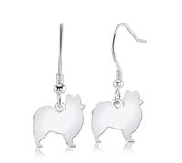 Mylee London Papillon Silhouette Silver Earrings - No - Hook