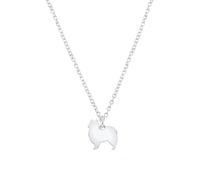 Mylee London Papillon Silhouette Silver Necklace - Personalised - No
