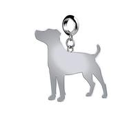 Mylee London Parson Russell Terrier Silhouette Silver Charm - Slider Charm - No