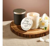 Mylee London Personalised Candle - Jasmine Scented - White Jar - No