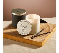 Mylee London Personalised Candle - Vanilla Scented - White Jar - Yes