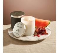 Mylee London Personalised Candle - Watermelon Pomegranate Scented - White Jar - Yes