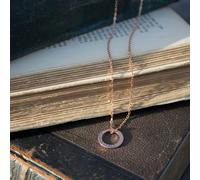 Mylee London Personalised One Ring Rose Gold Necklace - No - 24"