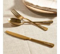 Mylee London Personalised Stainless Steel 3 Piece Cutlery Set - Gold - No