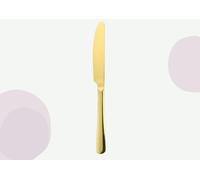 Mylee London Personalised Stainless Steel Table Knife - Gold - No