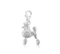 Mylee London Poodle Silver Charm - No - Clip On Charm