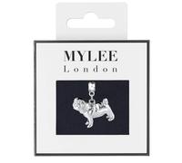 Mylee London Pug Silver Plated Charm - Yes - Clip On Charm