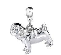 MYLEE London Pug Sterling Silver Slider Charm ML003-SS