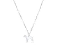 Mylee London Rhodesian Ridgeback Silhouette Silver Necklace - Personalised - Yes