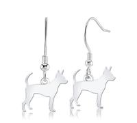 Mylee London Russian Toy Silhouette Silver Earrings - Yes - Hook