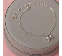 Mylee London Schnauzer Dainty Chain Bracelet - Personalised - Sterling Silver - Yes