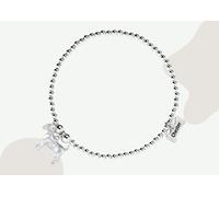 Mylee London Schnauzer Silver Ball Bead Bracelet - Personalised - No