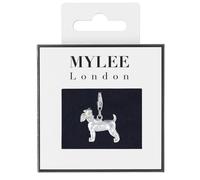 Mylee London Schnauzer Silver Plated Charm - No - Clip On Charm