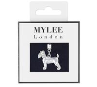 Mylee London Schnauzer Silver Plated Charm - Yes - Slider Charm