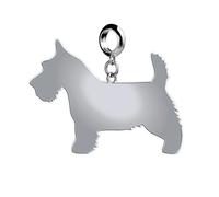 Mylee London Scottish Terrier Silhouette Silver Charm - Slider Charm - No