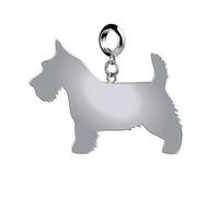 Mylee London Scottish Terrier Silhouette Silver Charm - Slider Charm - Yes