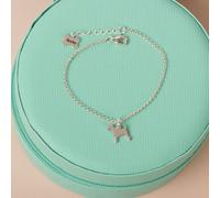 Mylee London Silhouette Dog Chain Bracelet - Personalised - Sterling Silver - No - Schnauzer - Schnauzer