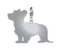 Mylee London Skye Terrier Silhouette Silver Charm - Clip On Charm - No