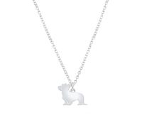Mylee London Skye Terrier Silhouette Silver Necklace - Personalised - No