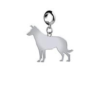 Mylee London Smooth Collie Silhouette Silver Charm - No - Slider Charm