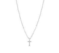 Mylee London Sterling Silver Crystal Initial Necklace - Yes - T