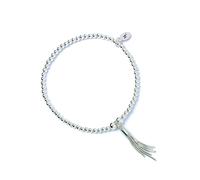 Mylee London Sterling Silver Tassel Ball Bead Bracelet - No