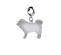Mylee London Tibetan Mastiff Silhouette Silver Charm - No - Slider Charm
