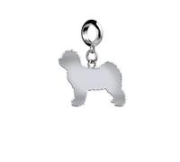 Mylee London Tibetan Terrier Silhouette Silver Charm - No - Clip On Charm
