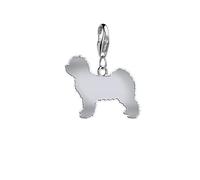 Mylee London Tibetan Terrier Silhouette Silver Charm - Yes - Slider Charm
