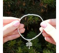 Mylee London Tree of Life on Silver Ball Bead Bracelet - Yes - Child