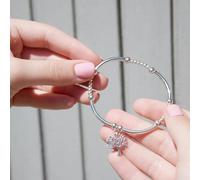 Mylee London Tree of Life on Silver Ball & Noodle Bead Bracelet - No