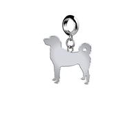 Mylee London Turkish Kangal Dog Silhouette Silver Charm - No - Slider Charm