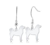 Mylee London Turkish Kangal Dog Silhouette Silver Earrings - No - Hook