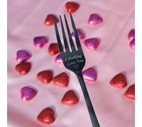 Mylee London Valentine's Day Personalised Stainless Steel Fork - Multi - Yes