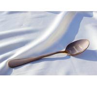 Mylee London Valentine's Day Personalised Stainless Steel Table Spoon - Black - Yes