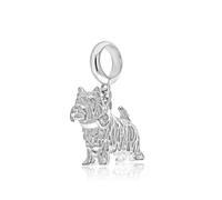 Mylee London Westie Silver Charm - Yes - Slider Charm