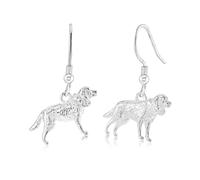 Mylee London Women's Sterling Silver Cocker Spaniel Hook Earrings Mylee London Silver One Size