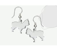 Mylee London Yorkshire Terrier Silhouette Silver Earrings - No - Hook