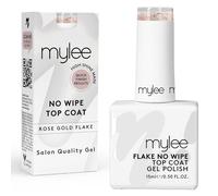 Mylee Nail Gel Polish Flake No-Wipe Top Coat 15ml, UV/LED Soak-Off Nail Art