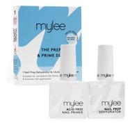 Mylee Nail Prep & Prime Duo - Dehydrator & Acid-Free Primer for Gel Nails - Boosts Adhesion, Prevents Lifting & Chipping - Salon-Quality Prep for Long-Lasting, Chip-Free Gel Manicures