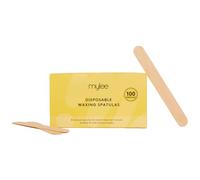 Mylee Premium Salon Quality Disposable Wooden Spatulas for Waxing, Pack of 100, Hygenic and Suitable for Warm and Hot Waxes