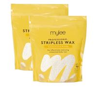 Mylee Professional Hard Wax Beads 1Kg, Stripless Depilatory Waxing Pellets Solid Film Beans No Strip Needed, Painless Gentle Hair Removal of Full Body, Face & Bikini Line (Coconut & Arnica)