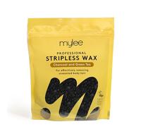 Mylee Professional Hard Wax Beads 500g, Stripless Depilatory Waxing Pellets Solid Film Beans No Strip Needed, Painless Gentle Hair Removal of Full Body, Face & Bikini Line (Charcoal & Green Tea)