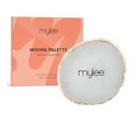 Mylee Resin Nail Art Palette for Gel Nail Polish, Ideal for Mixing | Nail Polish Display, Professional Salon-Quality Results, Gold Edge, DIY Nail Tech Tool, Nails Hand Painting