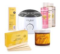 Mylee Salon Quality Waxing Kit Includes Wax Heater, Soft Honey Wax