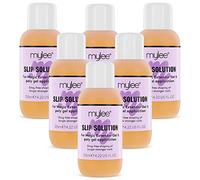 Mylee Slip Solution 6x125ml, UV/LED Nail Tips & Extensions, Liquid Solution | For Magic Extender Gel, Builder Gel