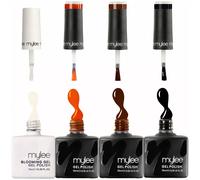 Mylee Tortoise Shell Gel Nail Polish - Pack of 4